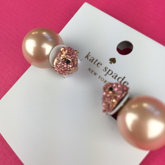 Kate Spade Imagination Pave Pig Reversible Earring - Picture 3 of 8